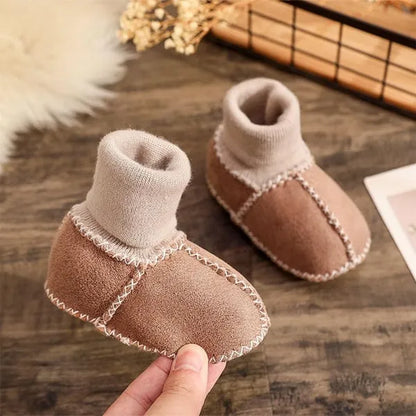 Warm Fur Baby Sock Shoes