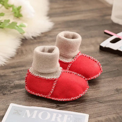 Warm Fur Baby Sock Shoes