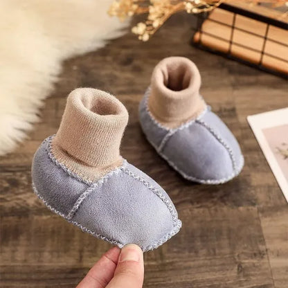 Warm Fur Baby Sock Shoes