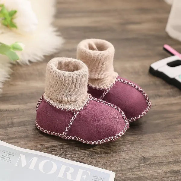 Warm Fur Baby Sock Shoes