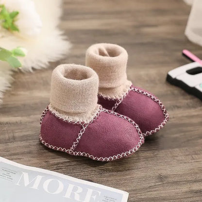 Warm Fur Baby Sock Shoes